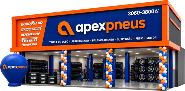 Fachada Apex Pneus Águas Claras